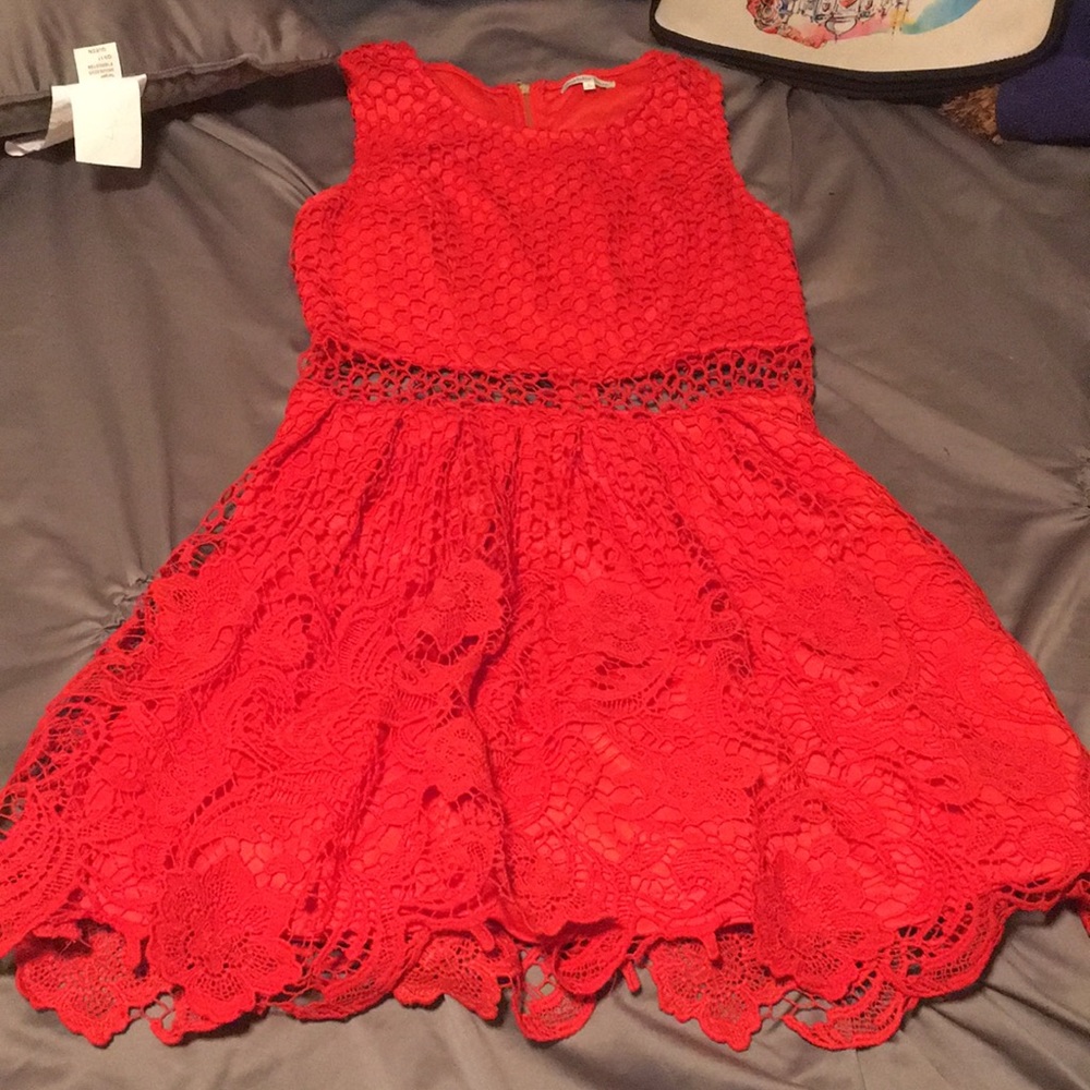 Red dress